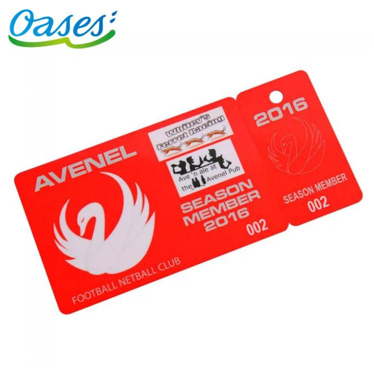 Customized Printing Combo VIP Snap Off Member Card